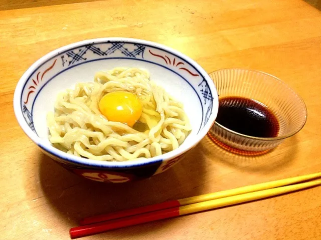 釜玉ラーメンと自家製鰻ダレ|sotomuraさん