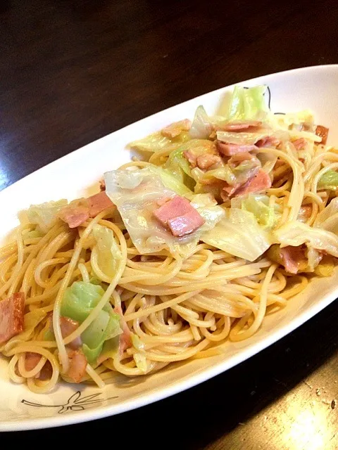 キャベツとベーコンのパスタ|Yさん