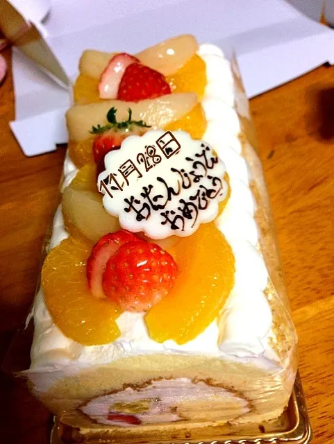 誕生日ケーキ|ちびさん