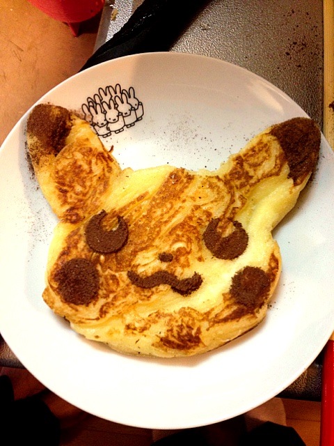 ピカチュウホットケーキ お料理初心者 Snapdish スナップディッシュ Id Uee1ea