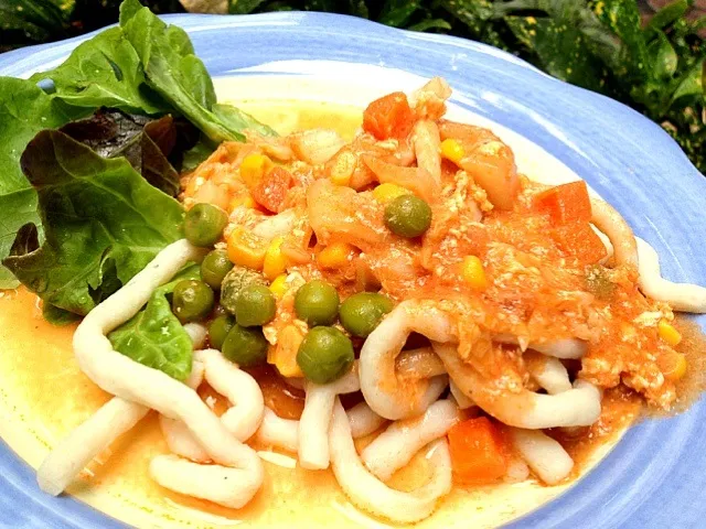 Snapdishの料理写真:Fish spagetti|Wan~Wanさん