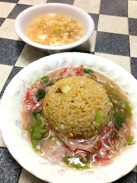 あんかけチャーハン|休日限定ままさん