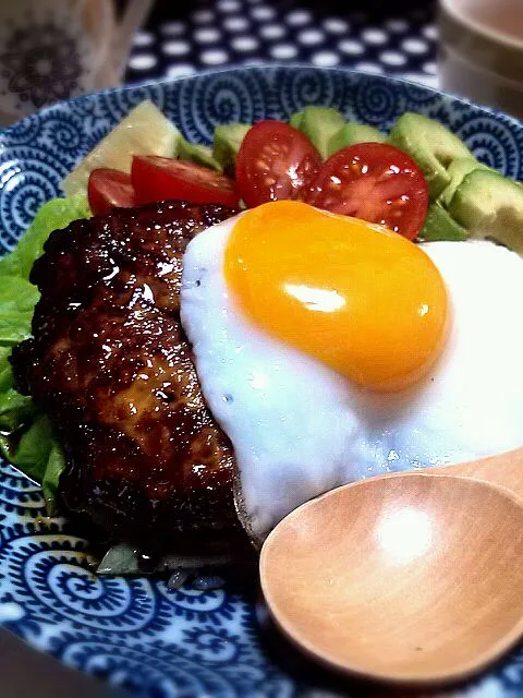 豆腐ハンバーグde ロコモコ丼|ゆきさん