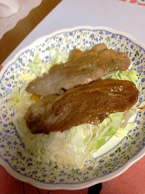 「かもめ食堂」の生姜焼き|まりねさん