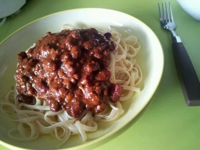 Tallarines al chile con carne|Noeliaさん