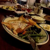 Fish and veggies at Tadich Grill in San Francisco|linaさん