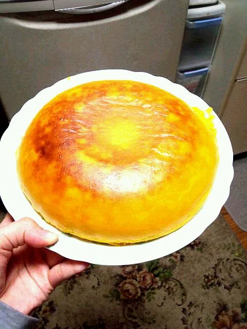 Snapdishの料理写真:かぼちゃチーズケーキ|とっぴままさん