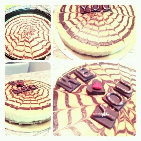 choc swirl cheesecake|amyさん