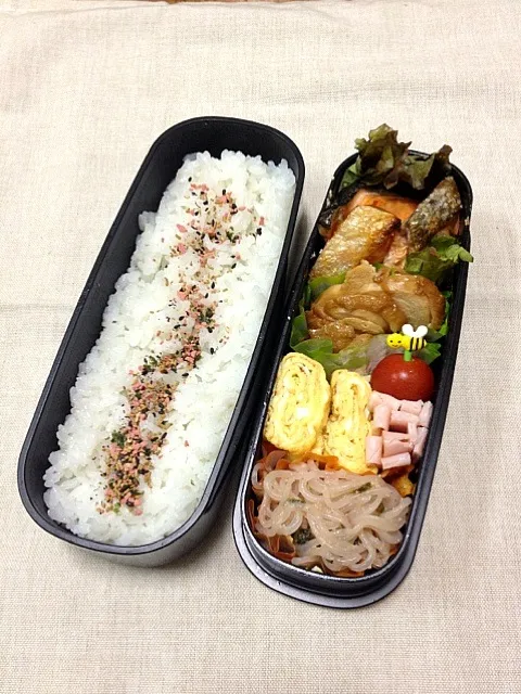 Snapdishの料理写真:旦那さんのお弁当♪|リエ吉さん