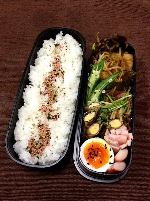 Snapdishの料理写真:旦那さんのお弁当♪|リエ吉さん