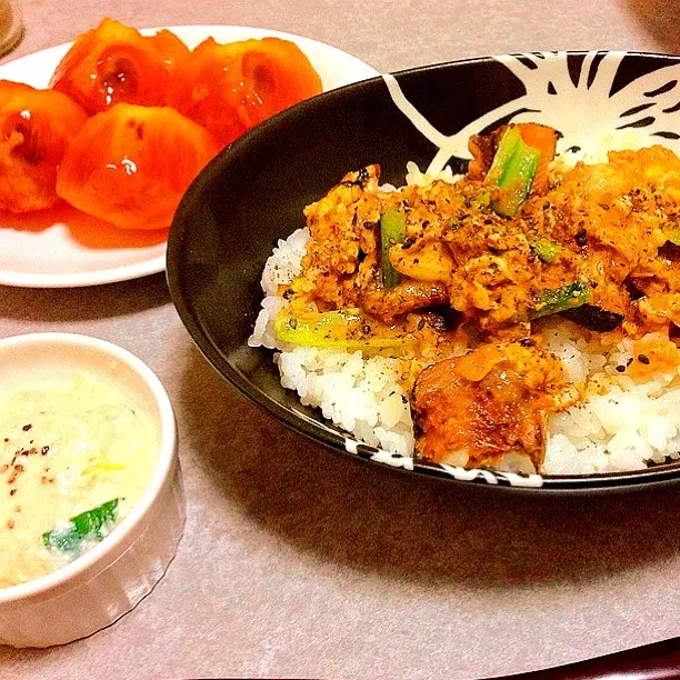 Snapdishの料理写真:さんまの甘辛煮丼|あこさん