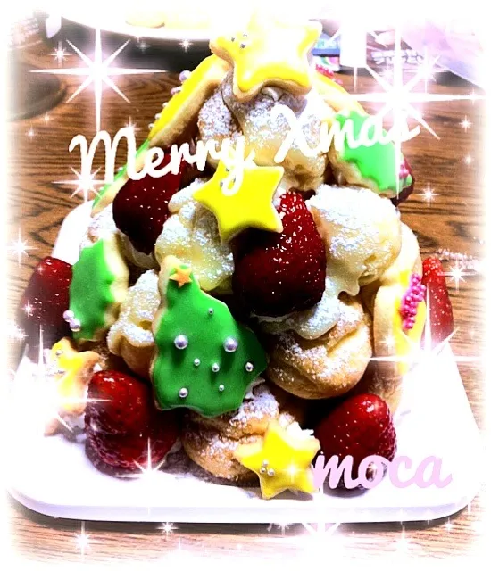 ☆シューXmasツリー☆|mocaさん