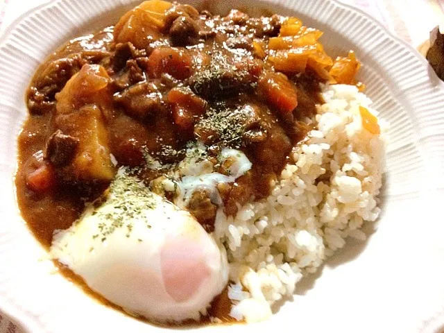 カルチニンで燃える？ラムと豆カレー|ノンのんりさん