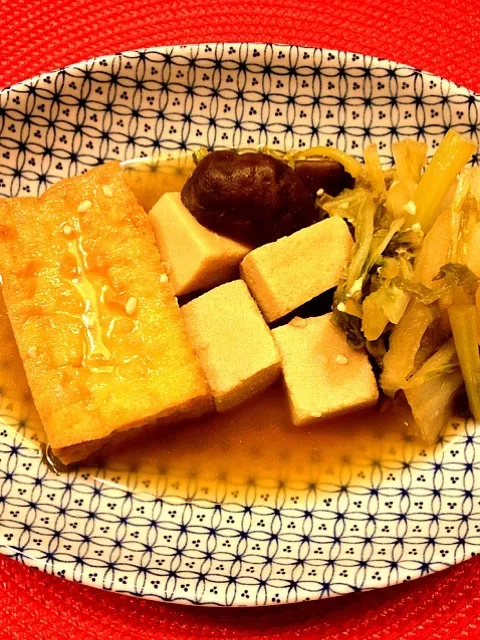 厚揚げと高野豆腐の塩麹煮|ヤスさん