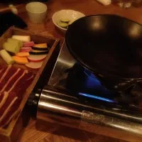 Snapdishの料理写真:本鴨の焼きしゃぶしゃぶ|hitomiさん