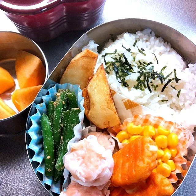 インゲンの胡麻和えの味が薄いよ弁当(^◇^;)|リトルギャングさん