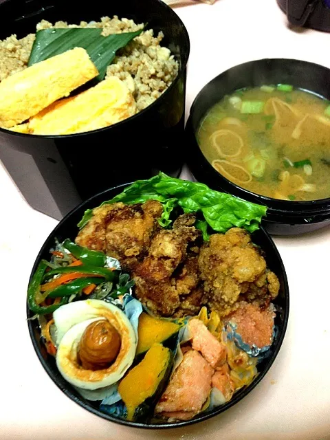 Snapdishの料理写真:唐揚げ弁当|ちはるさん