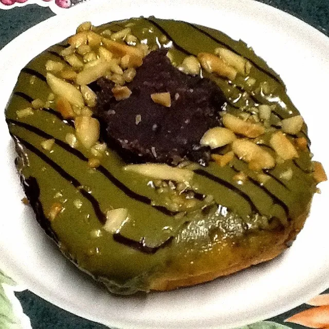 Green Tea Doughnut with Red Beans|Little Tomatoさん