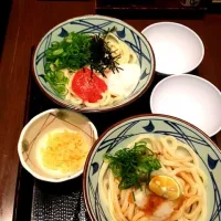 ◯亀製麺♪の明太釜玉とおろし醤油(*^^*)|はな原うめこさん