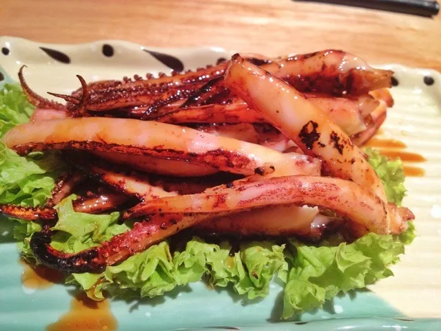 🍯🔥🐙 honey grilled squid|(=^x^=)さん