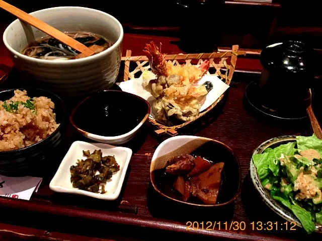 天麩羅蕎麦定食‼|千葉直人さん