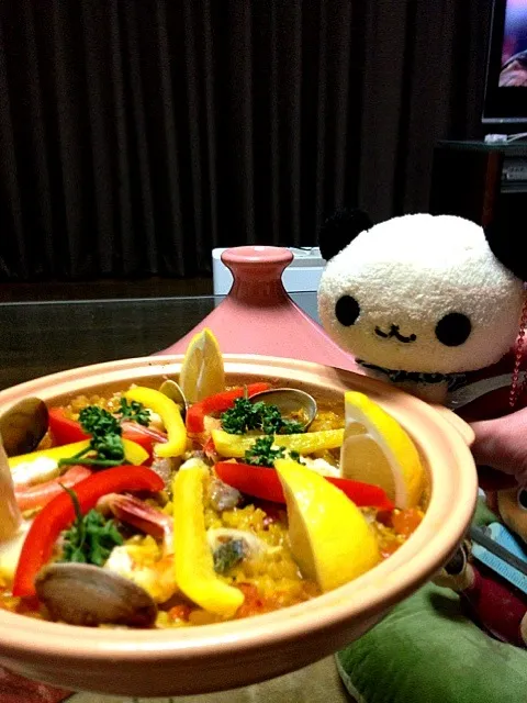 Snapdishの料理写真:パエリア|ぱんださん