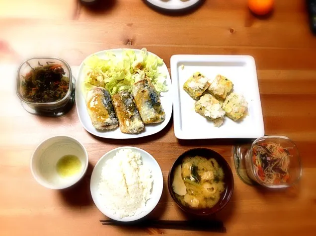 サバの餡掛け、野菜豆腐、高菜、など|sanaeさん