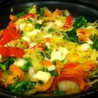 Spaghetti squash & veggies|vanessa volpicelliさん