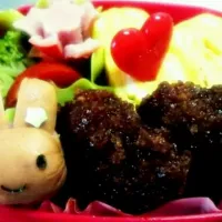 Snapdishの料理写真:旦那ちゃん弁当|あささん