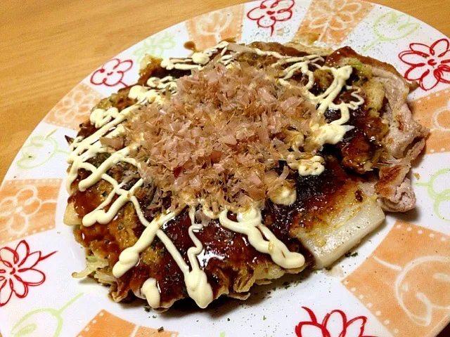 Snapdishの料理写真:お好み焼きモチーズ|こみよさん