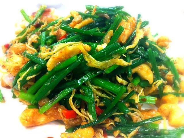 Chinese Chives With Dried Fish|Andy (All Taken By Me, For You)さん