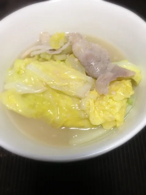 塩麹ツユの白菜と豚肉鍋|msさん