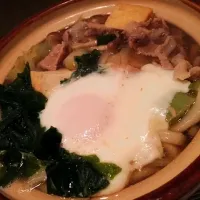 Snapdishの料理写真:鍋焼きうどん|藤原麻祐子さん