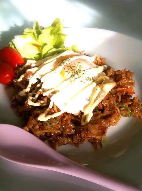 面倒臭がりのソバ飯ランチ＼(^o^)／|まぁやんさん