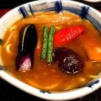 Snapdishの料理写真:野菜カレーうどん|naaa nuaさん