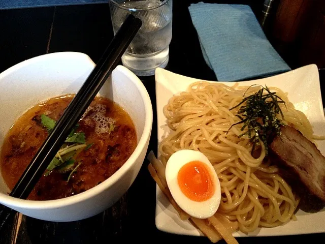 青空きっど ～桃つけ麺～|まなかさん