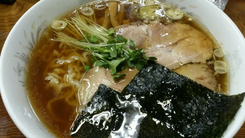 Snapdishの料理写真:軍鶏醤油ﾗｰﾒﾝ|稀輝さん