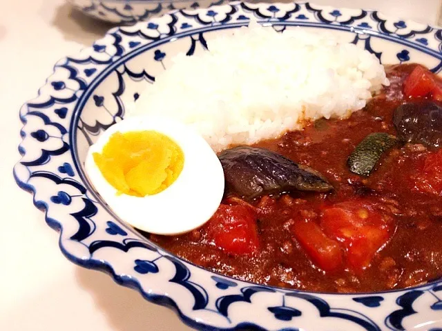 ひき肉カレー|恵三子さん