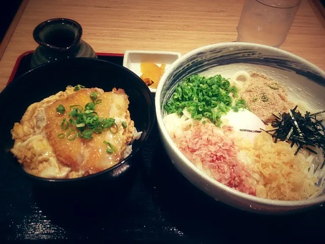 ぶっかけうどん&カツ丼セット|Markさん