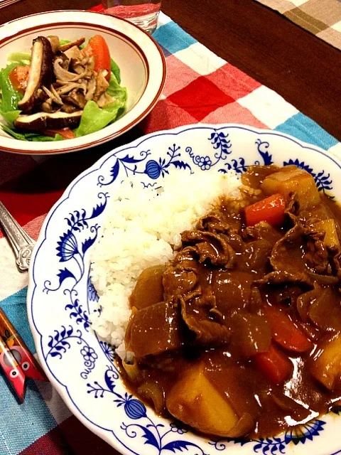 カレーとキノコのマリネサラダ|ゆかさん