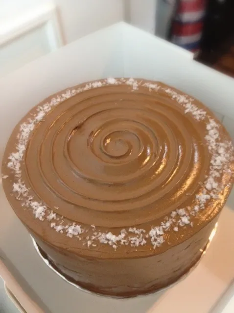 salted caramel choc cake|willzさん