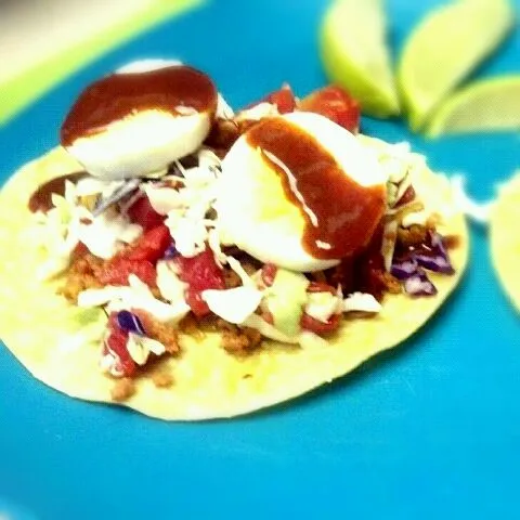 ground turkey and cabbage tacos|jeffrey cuevasさん