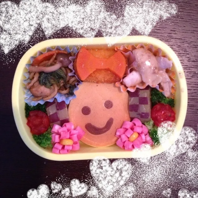 ニコニコパンケーキ弁当😊|ともさん