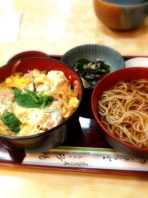 ミニカツ丼セット|すえたけさん