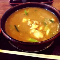 Snapdishの料理写真:日の出うどんのカレーなんば|いっちさん