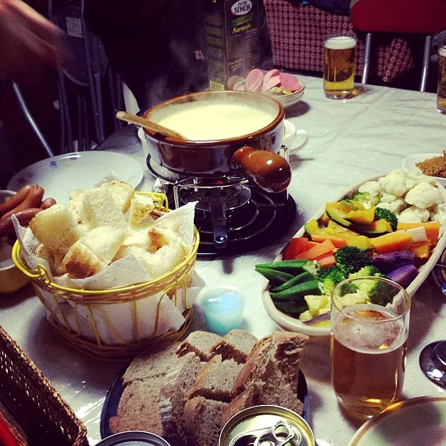 cheese fondue party☆|ayakaさん