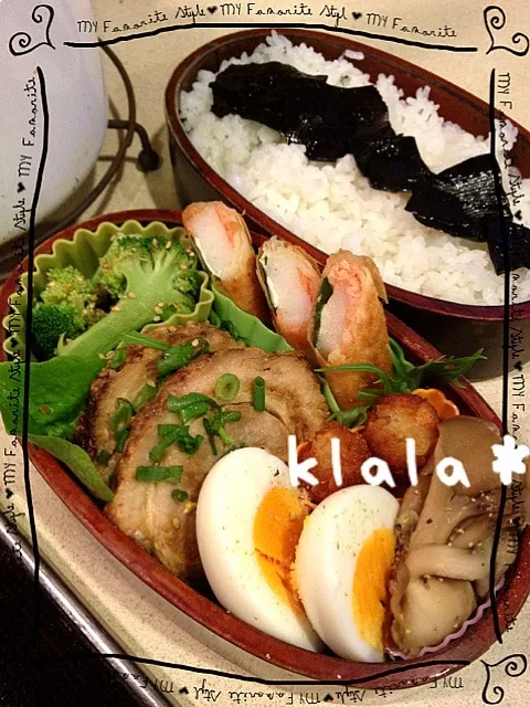 Snapdishの料理写真:ふつーのお弁当☆12/4|くららさん