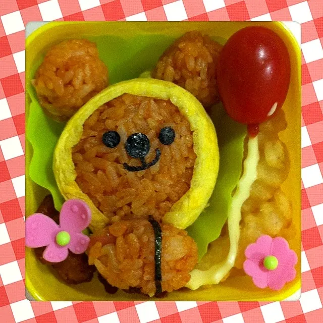 クマずきんちゃん♡弁当|エートさん