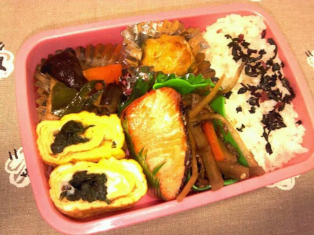 鮭弁当|金平糖さん