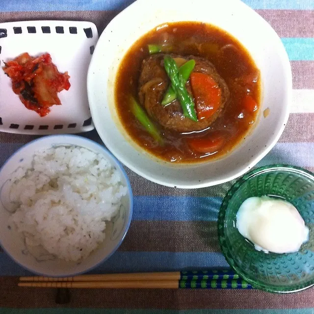 煮込みハンバーグランチ|EITOさん